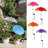 Maxbell Plant Umbrella for Outdoor Plants Shade Cover for Patio Flowers Potted Plant pink