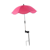 Maxbell Plant Umbrella for Outdoor Plants Shade Cover for Patio Flowers Potted Plant pink