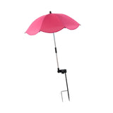 Maxbell Plant Umbrella for Outdoor Plants Shade Cover for Patio Flowers Potted Plant pink