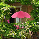 Maxbell Plant Umbrella for Outdoor Plants Shade Cover for Patio Flowers Potted Plant pink