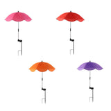 Maxbell Plant Umbrella for Outdoor Plants Shade Cover for Patio Flowers Potted Plant pink
