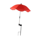 Maxbell Plant Umbrella for Outdoor Plants Shade Cover for Patio Flowers Potted Plant red