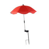 Maxbell Plant Umbrella for Outdoor Plants Shade Cover for Patio Flowers Potted Plant red