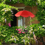 Maxbell Plant Umbrella for Outdoor Plants Shade Cover for Patio Flowers Potted Plant red