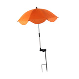 Maxbell Plant Umbrella for Outdoor Plants Shade Cover for Patio Flowers Potted Plant orange