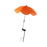 Maxbell Plant Umbrella for Outdoor Plants Shade Cover for Patio Flowers Potted Plant orange