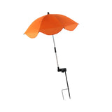 Maxbell Plant Umbrella for Outdoor Plants Shade Cover for Patio Flowers Potted Plant orange