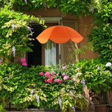 Maxbell Plant Umbrella for Outdoor Plants Shade Cover for Patio Flowers Potted Plant orange