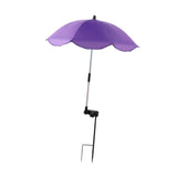 Maxbell Plant Umbrella for Outdoor Plants Shade Cover for Patio Flowers Potted Plant violet