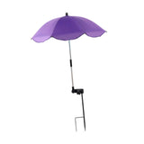 Maxbell Plant Umbrella for Outdoor Plants Shade Cover for Patio Flowers Potted Plant violet