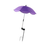 Maxbell Plant Umbrella for Outdoor Plants Shade Cover for Patio Flowers Potted Plant violet
