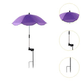 Maxbell Plant Umbrella for Outdoor Plants Shade Cover for Patio Flowers Potted Plant violet