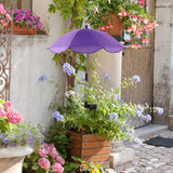 Maxbell Plant Umbrella for Outdoor Plants Shade Cover for Patio Flowers Potted Plant violet