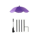 Maxbell Plant Umbrella for Outdoor Plants Shade Cover for Patio Flowers Potted Plant violet