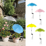 Maxbell Plant Umbrella for Outdoor Plants Shade Umbrella for Potted Plant Flower Pot blue
