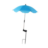 Maxbell Plant Umbrella for Outdoor Plants Shade Umbrella for Potted Plant Flower Pot blue