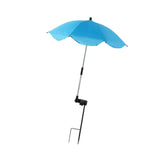 Maxbell Plant Umbrella for Outdoor Plants Shade Umbrella for Potted Plant Flower Pot blue