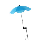 Maxbell Plant Umbrella for Outdoor Plants Shade Umbrella for Potted Plant Flower Pot blue