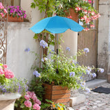 Maxbell Plant Umbrella for Outdoor Plants Shade Umbrella for Potted Plant Flower Pot blue