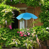 Maxbell Plant Umbrella for Outdoor Plants Shade Umbrella for Potted Plant Flower Pot blue