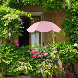 Maxbell Plant Umbrella for Outdoor Plants Shade Umbrella for Potted Plant Flower Pot pink