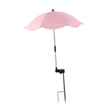 Maxbell Plant Umbrella for Outdoor Plants Shade Umbrella for Potted Plant Flower Pot pink
