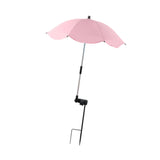 Maxbell Plant Umbrella for Outdoor Plants Shade Umbrella for Potted Plant Flower Pot pink