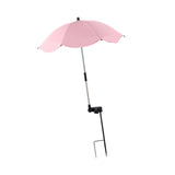Maxbell Plant Umbrella for Outdoor Plants Shade Umbrella for Potted Plant Flower Pot pink