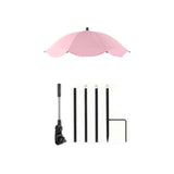 Maxbell Plant Umbrella for Outdoor Plants Shade Umbrella for Potted Plant Flower Pot pink