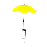 Maxbell Plant Umbrella for Outdoor Plants Shade Umbrella for Potted Plant Flower Pot yellow