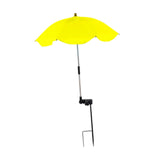Maxbell Plant Umbrella for Outdoor Plants Shade Umbrella for Potted Plant Flower Pot yellow