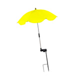 Maxbell Plant Umbrella for Outdoor Plants Shade Umbrella for Potted Plant Flower Pot yellow