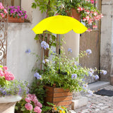 Maxbell Plant Umbrella for Outdoor Plants Shade Umbrella for Potted Plant Flower Pot yellow