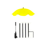 Maxbell Plant Umbrella for Outdoor Plants Shade Umbrella for Potted Plant Flower Pot yellow