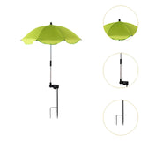 Maxbell Plant Umbrella for Outdoor Plants Shade Umbrella for Potted Plant Flower Pot green