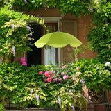 Maxbell Plant Umbrella for Outdoor Plants Shade Umbrella for Potted Plant Flower Pot green