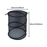 Maxbell 4Pcs Mesh Plant Cover Tent Lightweight Bird Chicken Animal Barrier Protector black