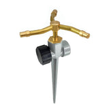 Maxbell 2Pcs 3 Arm Metal Sprinklers for Large Yard Area Watering Large Area Coverage