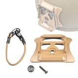 Maxbell Nvg Mount Base Lightweight Helmet Nvg Mount for Outdoor Activities Men Women