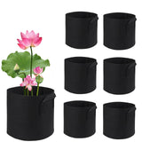 Maxbell Grow Bags Reusable Planters Versatile Heavy Duty for Patios Vegetable Farmer 6pcs