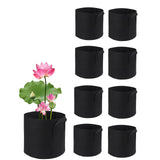 Maxbell Grow Bags Reusable Planters Versatile Heavy Duty for Patios Vegetable Farmer 8pcs