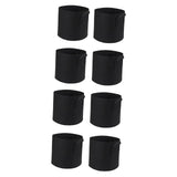 Maxbell Grow Bags Reusable Planters Versatile Heavy Duty for Patios Vegetable Farmer 8pcs