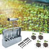 Maxbell Soil Block Maker 8 Cells Reusable with Handle for Greenhouses Outdoor Garden