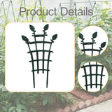 Maxbell 5 Pieces Plant Stakes Potted Flower Support for Houseplants Monstera Flowers