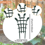 Maxbell 5 Pieces Plant Stakes Potted Flower Support for Houseplants Monstera Flowers