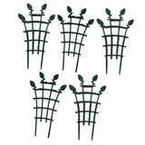Maxbell 5 Pieces Plant Stakes Potted Flower Support for Houseplants Monstera Flowers