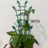 Maxbell 5 Pieces Plant Stakes Potted Flower Support for Houseplants Monstera Flowers