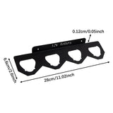 Maxbell Battery Holder Rack Space Saving Wall Mounted Rack for Bench Work Truck Home 4 Slots