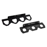 Maxbell Battery Holder Rack Space Saving Wall Mounted Rack for Bench Work Truck Home 4 Slots