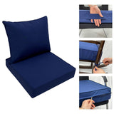 Maxbell Outdoor Deep Seat Cushion Set Universal Furniture Patio Chair for Couch Sofa Green